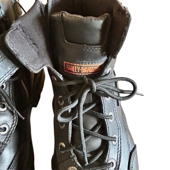Harley-Davidson Men's Cross Roads II Lace Up Hiker Boots - Size 12 - Black175 - Picture 8 of 11